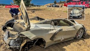 Fresno Corvette Crash