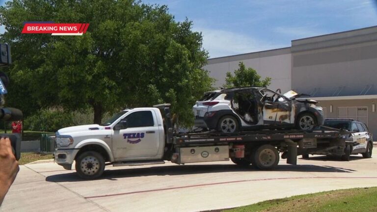 San Antonio Car Fire